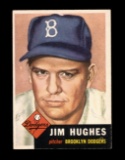 1953 Topps Baseball Card #216 Jim Hughes Brooklyn Dodgers. EX/MT - NM Condi