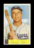 1954 Bowman Baseball Card #58 Hall of Famer Pee Wee Reese Brooklyn Dodgers.