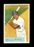 1954 Bowman Baseball Card #74 James Gilliam Brooklyn Dodgers. EX+ Condition