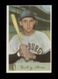 1954 Bowman ROOKIE Baseball Card #155 Rookie Frank Thomas Pittsburgh Pirate