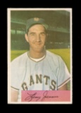 1954 Bowman Baseball Card #169 Larry Jensen  New York Giants. EX/MT - NM Co