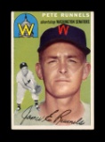 1954 Topps Baseball Card #6 Pete Runnels Washington Senators. EX - EX/MT Co