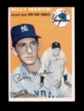 1954 Topps Baseball Card #13 Billy Martin New York Yankees . EX Condition.