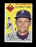 1954 Topps Baseball Card #14 Preacher Rowe Brooklyn Dodgers. EX/MT - NM Con
