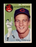 1954 Topps Baseball Card #15 Al Rosen Cleveland Indians. EX Condition.
