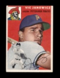 1954 Topps Baseball Card #16 Vic Janowicz Pittsburgh Pirates. EX/MT - NM Co