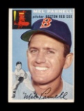1954 Topps Baseball Card #40 Mel Parnell Boston Red Sox. EX/MT - NM Conditi