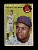 1954 Topps Baseball Card #70 Hall of Famer Larry Doby Cleveland Indians. VG