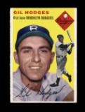 1954 Topps Baseball Card #102 Gil Hodges Brooklyn Dodgers. EX/MT - NM Condi