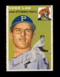 1954 Topps Baseball Card #235 Vern Law Pittsburgh Pirates. EX/MT - NM Condi