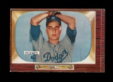 1955 Bowman Baseball Card #97 Johnny Podres Brooklyn Dodgers. EX/MT - NM Co