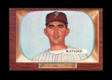 1955 Bowman Baseball Card #292 Marv Blaylock Philadelphia Phillies. EX/MT -
