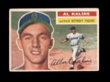 1956 Topps Baseball Card #20 Hall of Famer Al Kaline Detroit Tigers. VG/EX