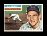 1956 Topps Baseball Card #35 Al Rosen Cleveland Indians. EX/MT - NM Conditi