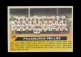 1956 Topps Baseball Card #72 Philadelphia Phillies Team. EX/MT - NM Conditi