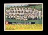 1956 Topps Baseball Card #100 Baltimore Orioles Team. EX Condition.