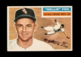 1956 Topps Baseball Card #118 Hall of Famer Nellie Fox Chicago White Sox. E