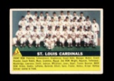 1956 Topps Baseball Card #134 St Louis Cardinals Team . EX/MT Condition.