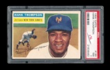 1956 Topps Baseball Card #199 Hank Thompson New York Giants. Graded PSA NM-