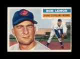 1956 Topps Baseball Card #255 Hall of Famer Bob Lenon Cleveland Indians. EX