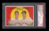 1959 Topps Baseball Card #408 Keystone Combo Fox-Aparico. Graded NM-7 Condi