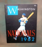 1952 Washington Nationals Yearbook. Near Mint to Mint Condition.