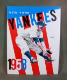 1958 American League Champions New York Yankees Yearbook. Near Mint to Mint