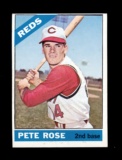 1966 Topps Baseball Card #30 Pete Rose Cincinnati Reds. Raised Spot on Fron
