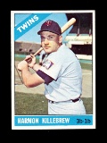 1966 Topps Baseball Card #120 Hall of Famer Harmon Killebrew Minnesota Twin