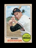 1968 Topps Baseball Card #20 Hall of Famer Brooks Robinson Baltimore Oriole