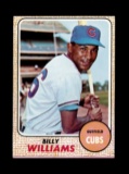 1968 Topps Baseball Card #37 Hall of Famer Billy Williams Chicago Cubs. EX/