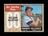 1968 Topps Baseball Card #361 Hall of Famer Harmon Killebrew All-Star. EX/M