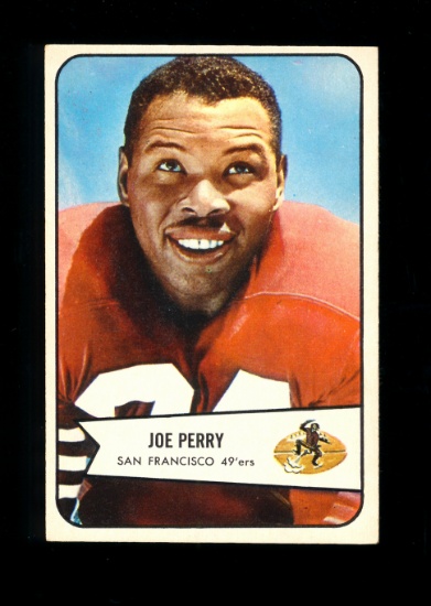 1954 Bowman Football Card #6 Hall of Famer Joe Perry San Francisco 49ers.