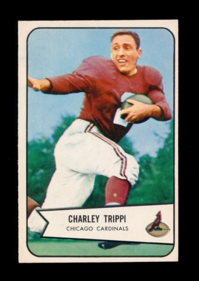 1954 Bowman Football Card #60 Hall of Famer Charles Trippi Chicago Cardinal