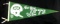 1967 New York Jets Felt Pennant Great Condition. Some Tack Holes.  12