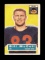 1956 Topps Football Card #83 Bill McColl Chicago Bears. VG/EX to EX+ Condit