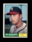 1961 Topps Baseball Card #120 Hall of Famer Ed Mathews Milwaukee Braves. EX