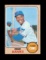 1968 Topps Baseball Card #355 Hall of Famer Ernie Banks Chicago Cubs. EX/MT