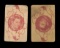 (2) 1920s Jack Dempsey Cards. FR to G Conditions