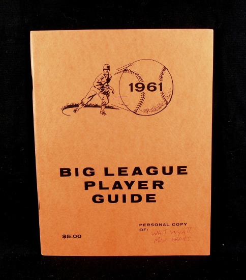 Rare 1961 Baseballs Big League Player Guide with Team Stats, Rosters, and S