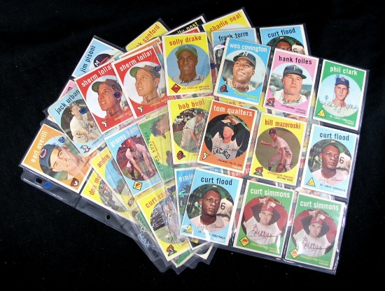 (54) 1959 Topps Baseball Cards.