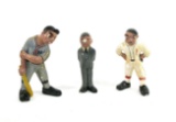 1941 Rittgers Baseball Trio: Batter, Pitcher, Umpire Chalkware Figures. Som