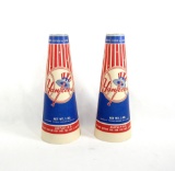 (2) 1960s New York Yankees Baseball Popcorn Megaphone 