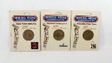 (3) 1960s World Sports Mint NBA Team Bronze Coin. Includes 3 of the 18 Team