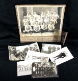 Group of Early 1900s Football Real Photo Post Cards & Photos. Panaramic Pho