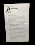 1969 News Release From the Boston Patriots. A Prospectus on the New York Je
