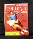 1936 Football Illustrated Annual Publication 7th Year. Nice Bright Cover. C