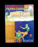 1938  Minnesota vs Notre Dame Game Programme November 12th 1938 at Notre Da