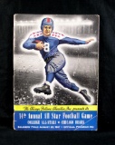 1947 The Chicago Triubune Charties Inc 14th Annual All-Star Football Game C