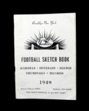 1949 All American Football Conference New York Yankees Football Sketch Book